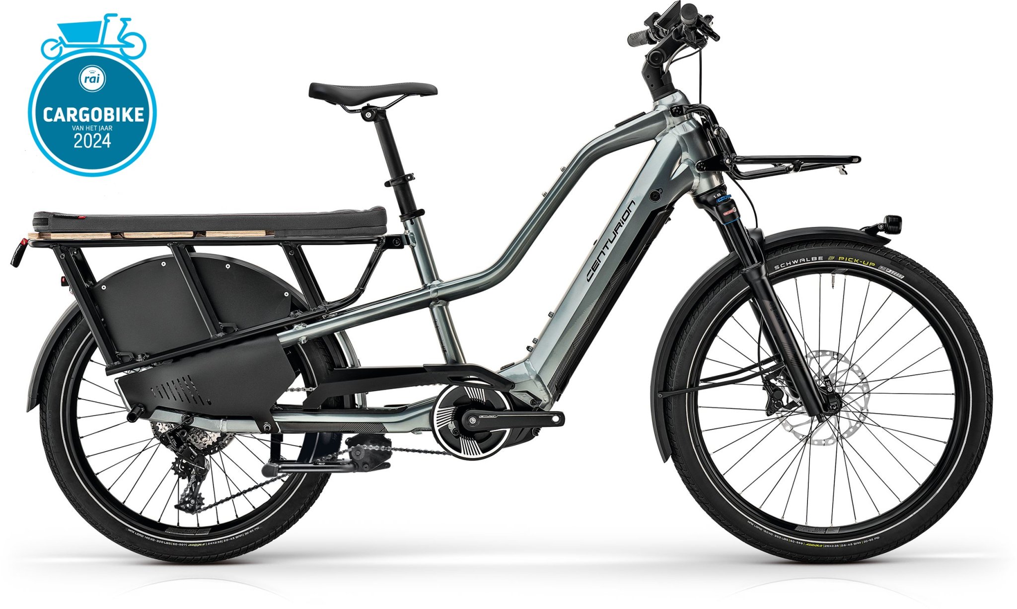 Foto Centurion Vario met logo nominatie Fiets Award