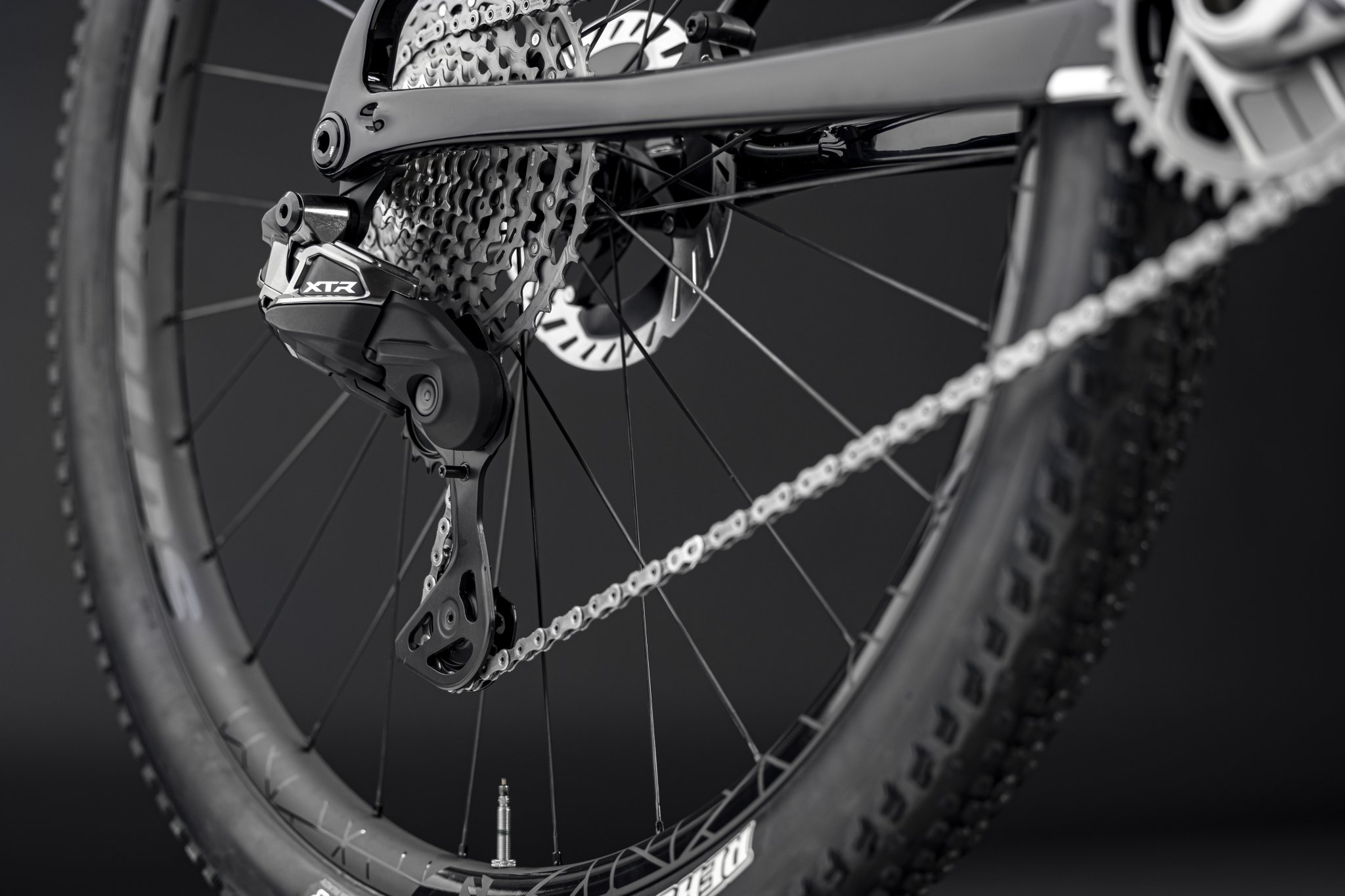 detail foto aandrijving nieuwe merida big nine 10k