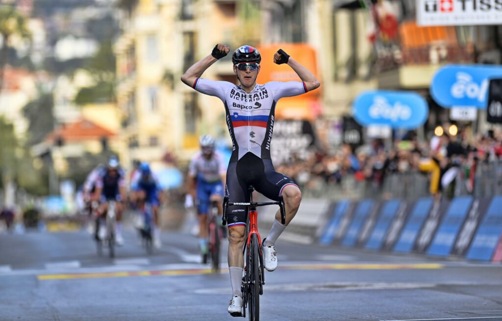 TBV Matej Mohoric wins Milano - San Remo finishphoto